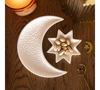 Something Different Wholesale Crescent Moon and Star Trinket Dishes | Decorative Ceramic Ring Holders