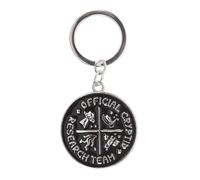 Something Different Wholesale Cryptid Research Team Keyring | Fun Enamel Keychain for Paranormal Believers | Slim Metal Design for Keys and Bags | Quirky Gift for Monster Hunters and Mystery Fans