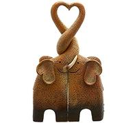Something Different Wholesale Elegant Brown Resin Elephant Family - 18cm x 10.5cm (1 Set) - Artistic Design, Premium Quality Craftsmanship - Perfect for Home & Office