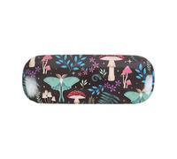 Something Different Wholesale Enchanting Dark Forest Print Glasses Case - Mystical Woodland, Mushroom, and Moth Design