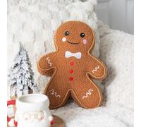 Something Different Wholesale Gingerbread Man Boucle Cushion - Festive Holiday Design, Soft & Textured Fabric, Perfect for Winter Nights & Christmas Cheer, Cozy and Playful Idea