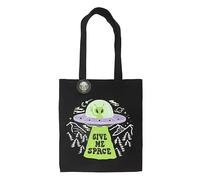 Something Different Wholesale Give Me Space Alien UFO Tote Bag | Funny Polycotton Shopper | Sci-Fi Inspired Slogan Bag | Space Gift for UFO Fans | Foldable Everyday Tote Bag