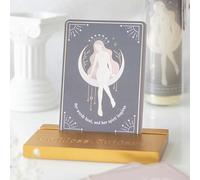 Something Different Wholesale Goddess Energy Affirmation Cards - Uplifting Set of 10 with Wooden Stand - Feminine Illustrations & Motivational Messages for Empowerment & Spiritual Growth
