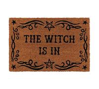 Something Different Wholesale Gothic 'The Witch Is In' Doormat Indoor Witch's Lair Doormat from the Black Magic Range - Unique Home Decor