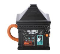 Something Different Wholesale Haunted Library Lidded Mug | Decorative Gothic Cup
