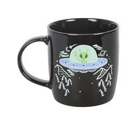 Something Different Wholesale Heat Change UFO Mug | “Done with Earth” Alien Design | 350ml Colour-Changing Ceramic Novelty Mug | Gift for Sci-Fi Fans