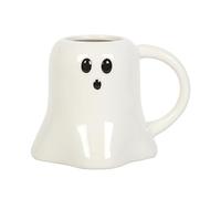 Something Different Wholesale Hey Boo Ghost Shaped Ceramic Mug - Spooktacular Halloween Mug for Witches Brew - Ghost Mugs, Halloween Mugs