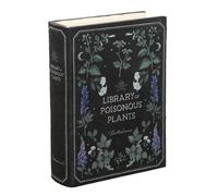 Something Different Wholesale Library of Poisonous Plants Book Shaped Storage Box - Gothic Design - Durable MDF Construction - Ideal for Jewellery & Trinkets - Ideal for Botanical & Gothic Lovers