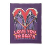Something Different Wholesale Love You To Death Wall Art | Steven Rhodes Funny Gothic Canvas | Dark Romance Decor