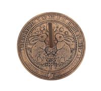 Something Different Wholesale Moon Gazing Hare Terracotta Sundial - Rustic Bronze-Like Finish for Charm