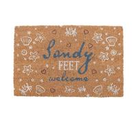 Something Different Wholesale Natural Sandy Feet Welcome Doormat - Coastal Charm - Perfect for Beach Lovers - Durable Material - Indoor & Sheltered Use - Fun and Welcoming Design