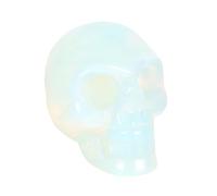 Something Different Wholesale Opalite Crystal Skull - Love, Hope, and Generosity Stone | Palm-sized Desk Accessory Crystal