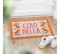 Something Different Wholesale Orange Ciao Bella Doormat | Indoor/Outdoor Welcome Mat - 60x40 cm