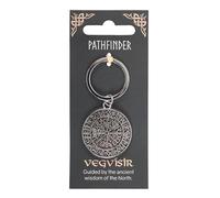 Something Different Wholesale Pathfinder Viking Keyring | Vegvisir Compass Norse Symbol Keychain | Rune Travel Accessory for Mythology Lovers