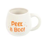 Something Different Wholesale Peekaboo Surprise Ghost Mug: Playful Design - Halloween Ready - Generous Capacity - Microwave & Dishwasher Safe