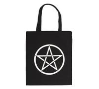 Serano Tote Bag Pentagram - Cotton Canvas, Occult Witchy Gothic, Eco-Friendly