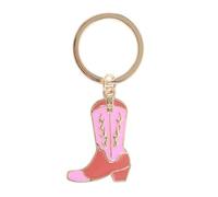 Something Different Wholesale Pink Cowboy Boot Keyring - Fun Western Style, Vibrant Design with Inspirational Card, Rodeo Spirit Accessory for Cowgirls, Lightweight & Durable
