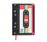 Something Different Wholesale Retro Cassette Tape A5 Notebook | Music-Inspired Journal | 200 Lined Pages | Vintage Stationery | Gift for Music Lovers | School & Desk Use
