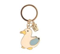 Something Different Wholesale Seagull and Chips Enamel Keyring | Fun Seaside Accessory for Bags or Keys | Lightweight Metal Charm Gift | Coastal Travel Souvenir