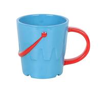 Bucket Shaped Ceramic Mug with Spade Spoon Simplhome Multi One Size