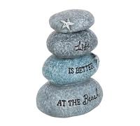 Something Different Wholesale Seaside-Themed Beach Resin Stone Ornament - Coastal Living Decoration for a Better Beach Life