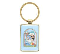 Something Different Wholesale Stay Positive Enamel Keyring | Steven Rhodes Funny Gift | Retro Doom Optimism