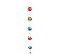 Something Different Wholesale String of Multi Owls (6/18), Multicolour, 77x5x0.5 cm