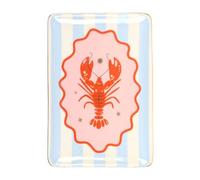 Something Different Wholesale Striped Lobster Trinket Dish | Ceramic Ring Holder | Coastal Decor