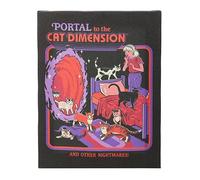 Something Different Wholesale The Cat Dimension Wall Art | Steven Rhodes Funny Cat Canvas | Portal to Chaos Plaque