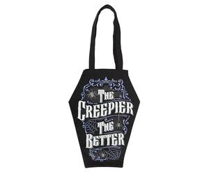 Something Different Wholesale The Creepier the Better Coffin Shaped Tote Bag - Gothic Statement Accessory