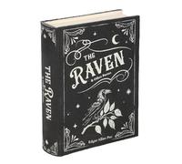 Something Different Wholesale The Raven Book Shaped Storage Box - Gothic Decorative Storage Box Inspired by Edgar Allan Poe with Hidden Compartment for Keepsakes, Jewelry & Small Valuables