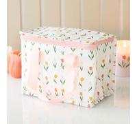 Something Different Wholesale Tulip Print Recycled Plastic Lunch Bag | Insulated Eco-Friendly Floral Design | Gift Ready