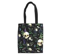 Something Different Wholesale Venom & Vines Print Polycotton Tote Bag - Gothic Botanical Design - Durable & Spacious - Eco-Friendly & Reusable - Perfect for Gothic & Mystical Style Enthusiasts