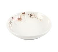 Something Different Wholesale White Ceramic Butterfly Trinket Dish | Memorial Keepsake Dish with 3D Butterfly | Jewellery Tray for Bedside or Dressing Table | Elegant Grey Tones | Sympathy Gift