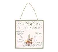 Something Different Wholesale Yule Mini Altar: Winter Solstice Celebration | Pagan Holiday Decor | Nature-themed Wall Hanging