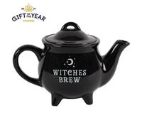 Something Different Witches Brew Black Ceramic Tea Pot