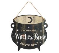 Something Different Witches Brew Cauldron Mdf Hanging Sign