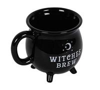 SOMETHING DIFFERENT Witches Brew Cauldron Mug Black