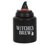 Something Different Witches Brew Ceramic Tea Caddy Black (One Size)