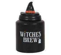 Something Different Witches Brew Ceramic Tea Caddy in Black Something Different Black