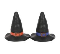 Something Different Witches Hat Salt and Pepper ShakersOne Size Black/Blue/Orang