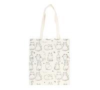 Something Different Women's Cat Polycotton Tote Bag in White Something Different White One Size