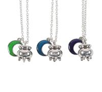 Something Different Women's Coven Sisters Cauldron Charm Necklace (Pack of 3) in Blue Something Different Blue One Size