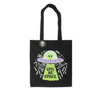 Something Different Women's Give Me Space Alien Tote Bag in Jet Black Something Different Jet Black One Size