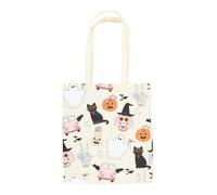 Something Different Women's Groovy Polycotton Tote Bag in Light Beige Something Different Light Beige One Size