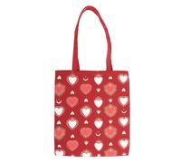 Something Different Women's Sacred Heart Tote Bag in Red Something Different Red One Size