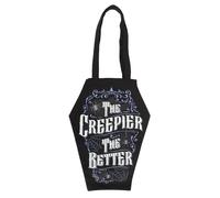 Something Different Women's The Creepier The Better Coffin Shaped Tote Bag in Black Something Different Black One Size