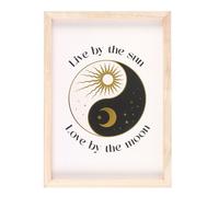 Something Different Yin Yang Framed Print in White Something Different White