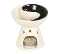 Something Different Yin Yang Oil Burner in Cream Something Different Cream