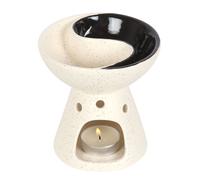 Something Different Yin Yang Oil Burner in Cream Something Different Cream